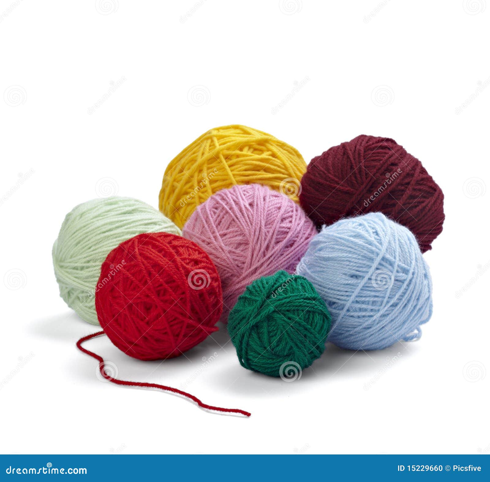 Wool knitting needlecraft stock photo. Image of background 15229660