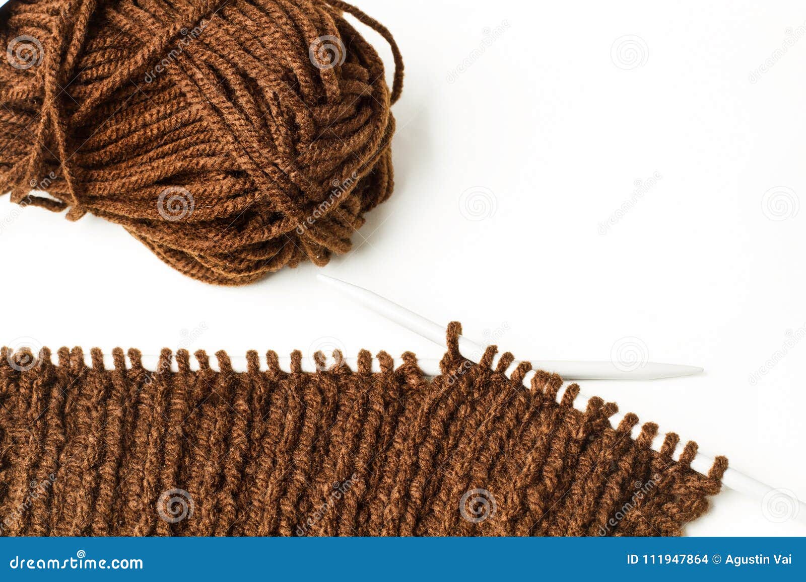 Wool and needles stock photo. Image of material, needle - 111947864