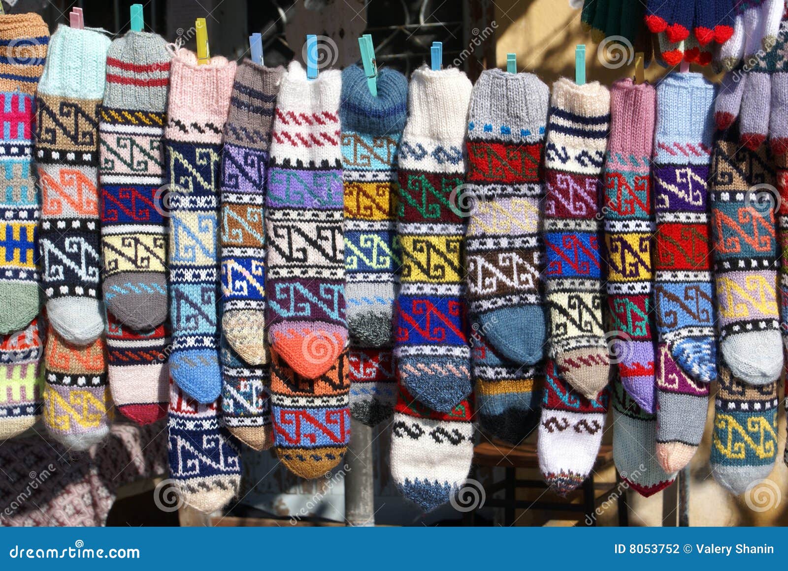 Wool socks on sale stock photo. Image of hanging, clothesline 8053752