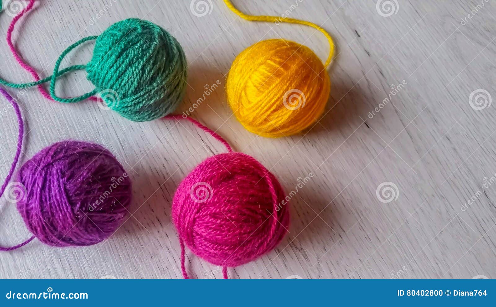 Wool Yarn in Rainbow Colors Stock Photo Image of background, purple