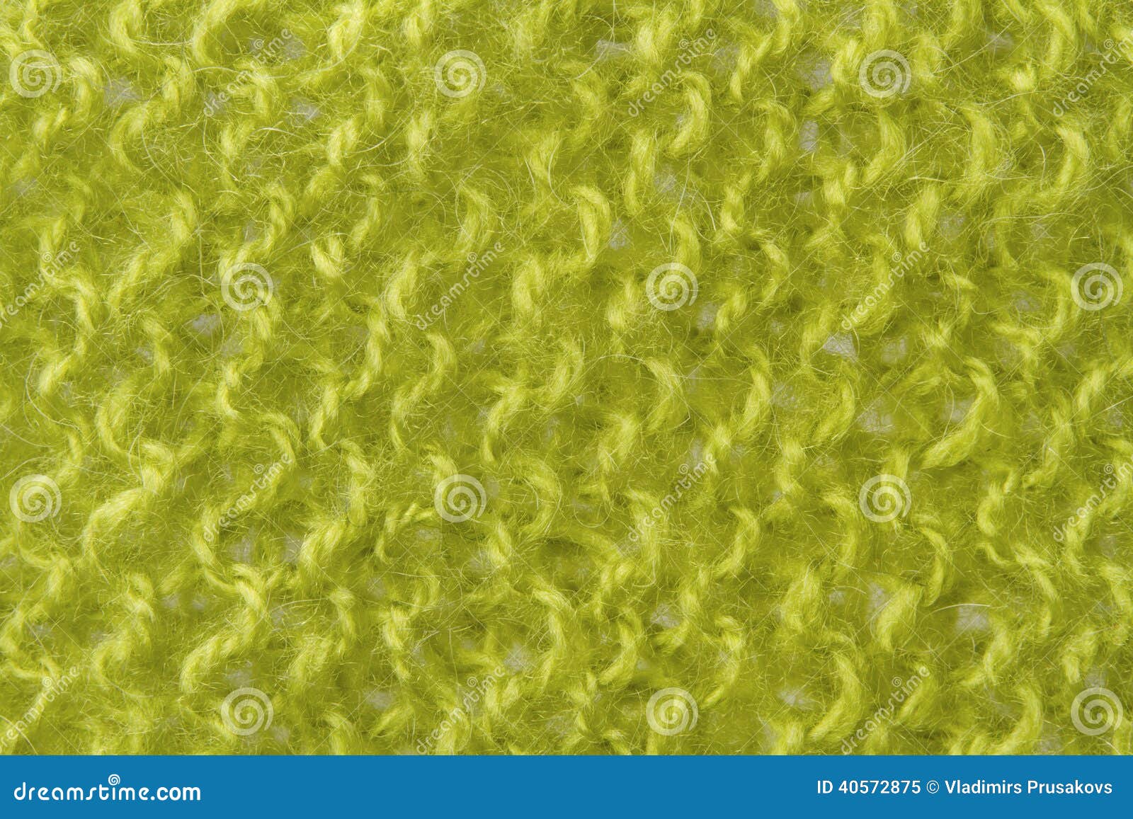 Woolen Texture Background, Knitted Wool Fabric, Green Hairy Fluffy