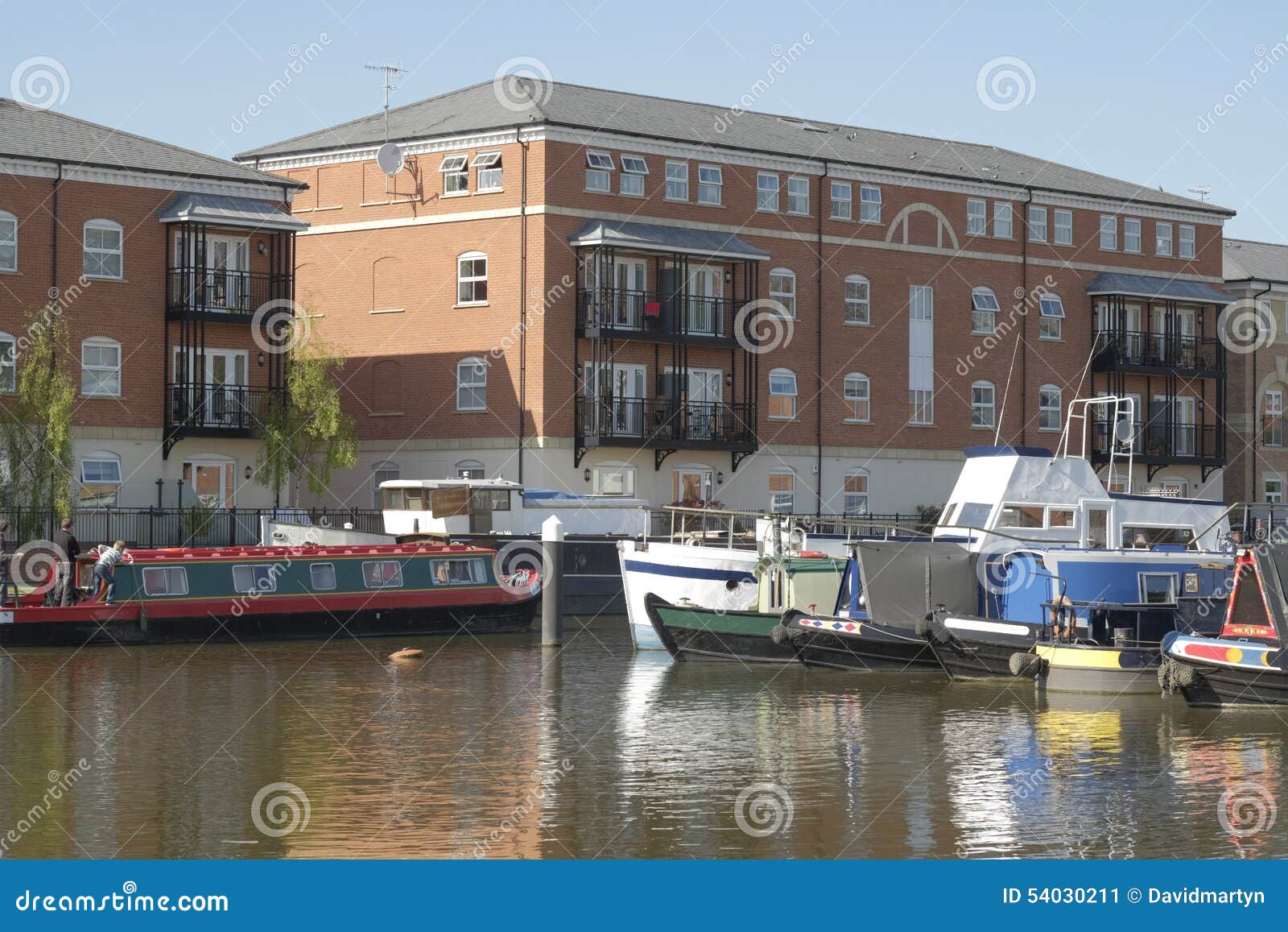 Kreuzung von Fluss Severn und von Worcester- und Birmingham-Kanal Diglis-Becken Worcester Worcestershire Midlands, Großbritannien