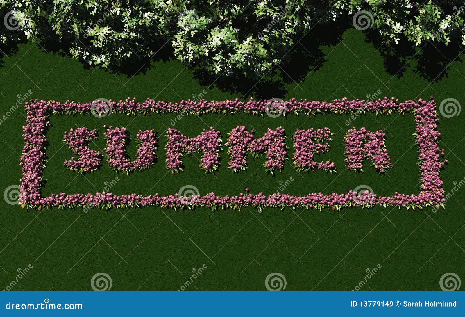 The word stock illustration. Illustration of floral, trimmed 13779149