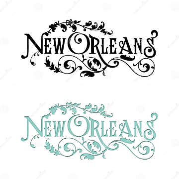 Word Art New Orleans Vintage Postcard Stock Image - Illustration of ...