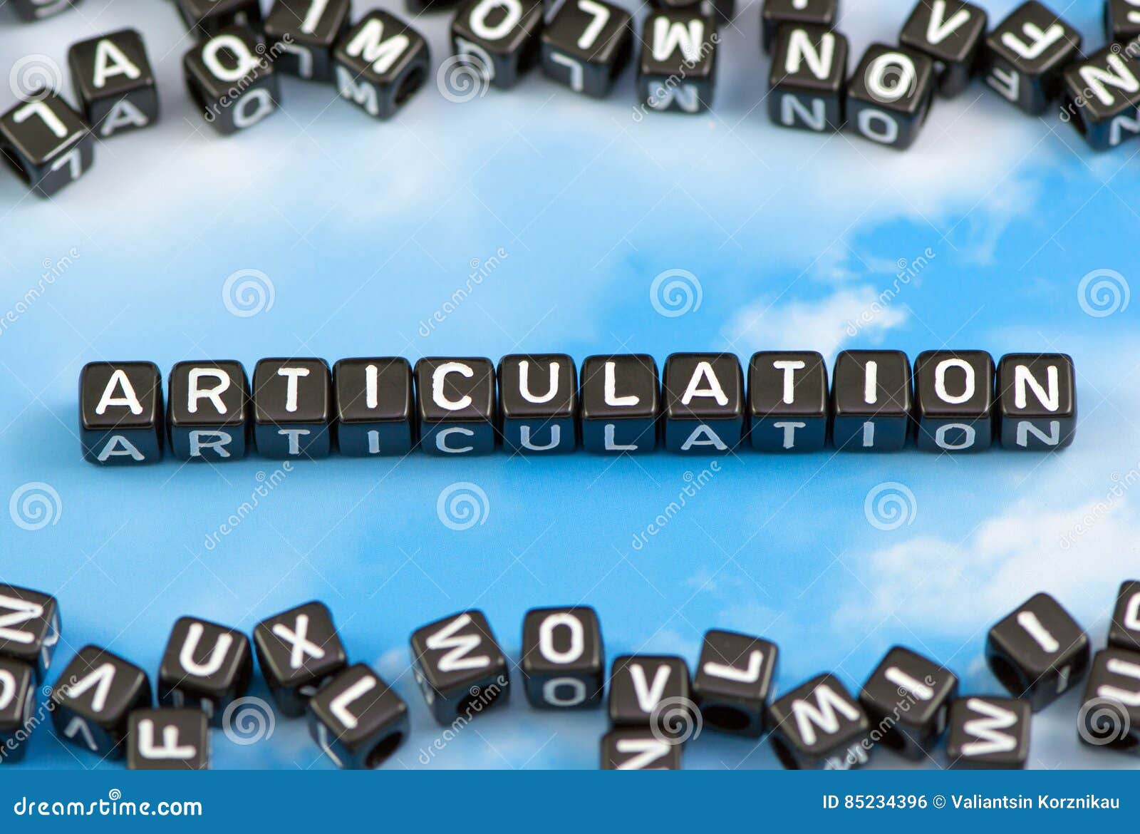The word articulation stock photo. Image of clouds, articulation 85234396