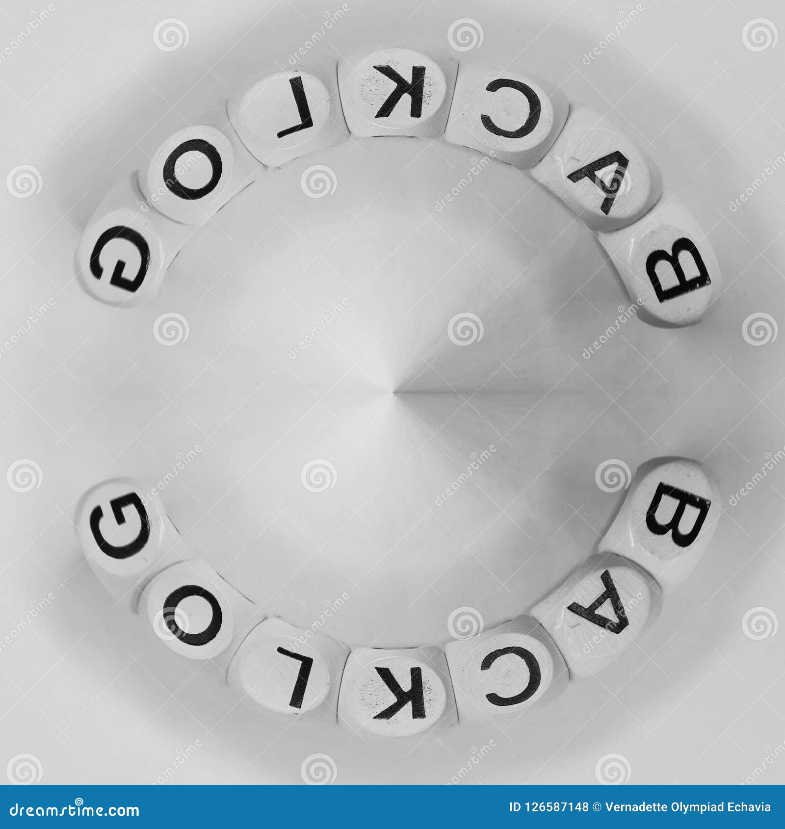 Word Backlog Arranged in Circular Stock Photo Image of light, logo 126587148