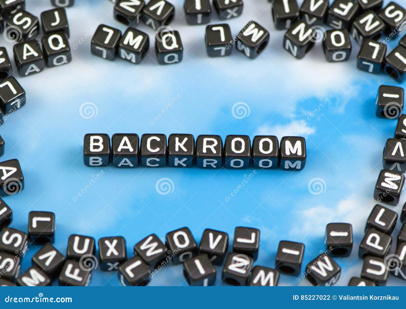 The word backroom stock photo. Image of backroom, composition 85227022