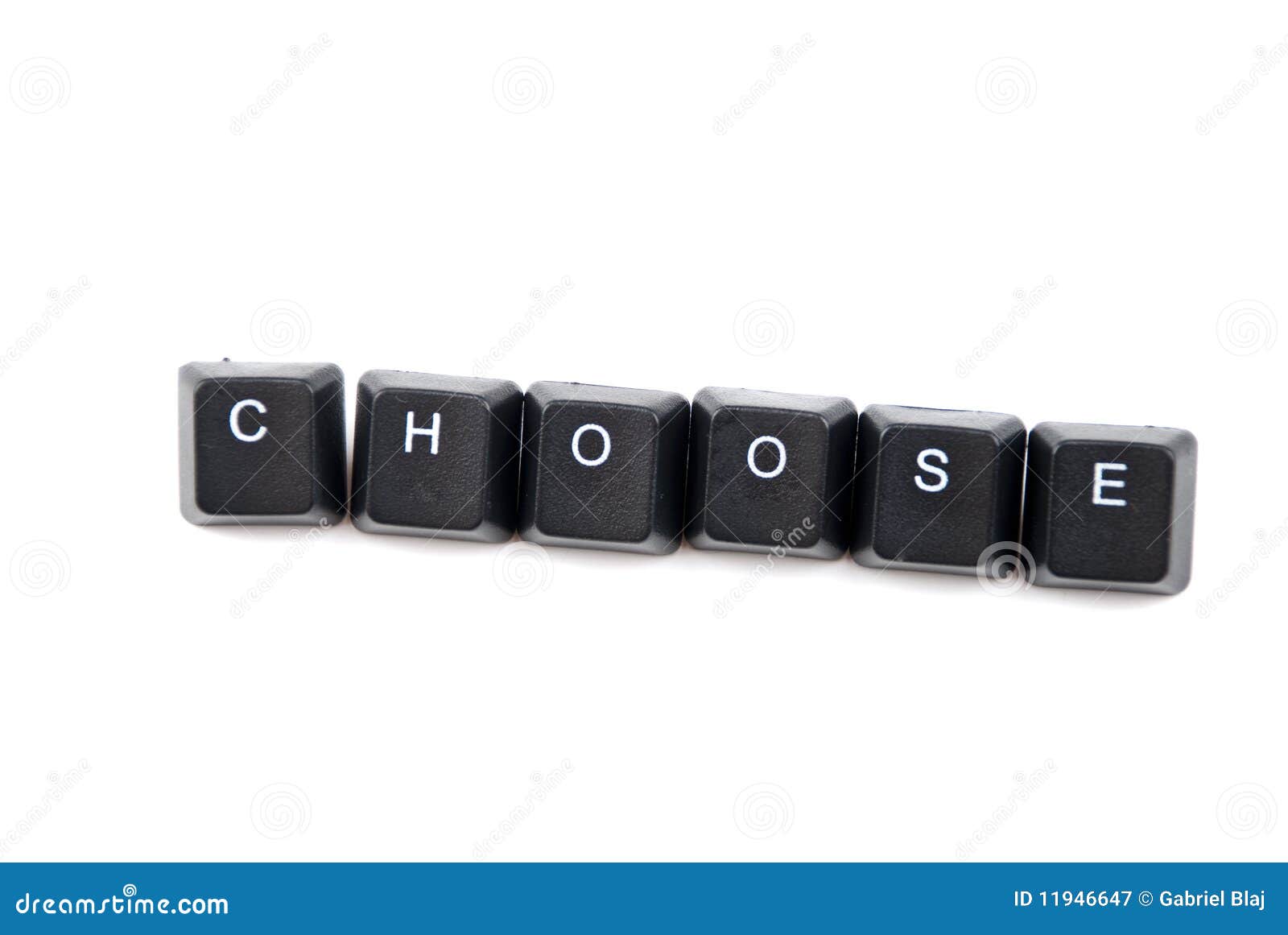 Word choose stock image. Image of symbol, black, background - 11946647