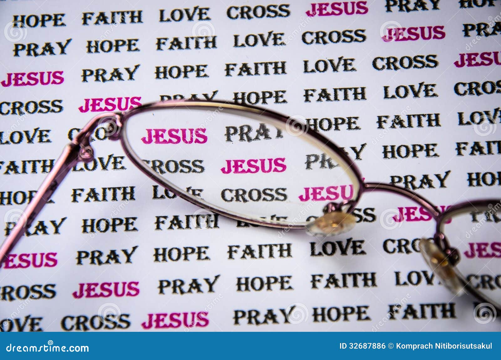 Word for christian. stock photo. Image of pray, christianity - 32687886