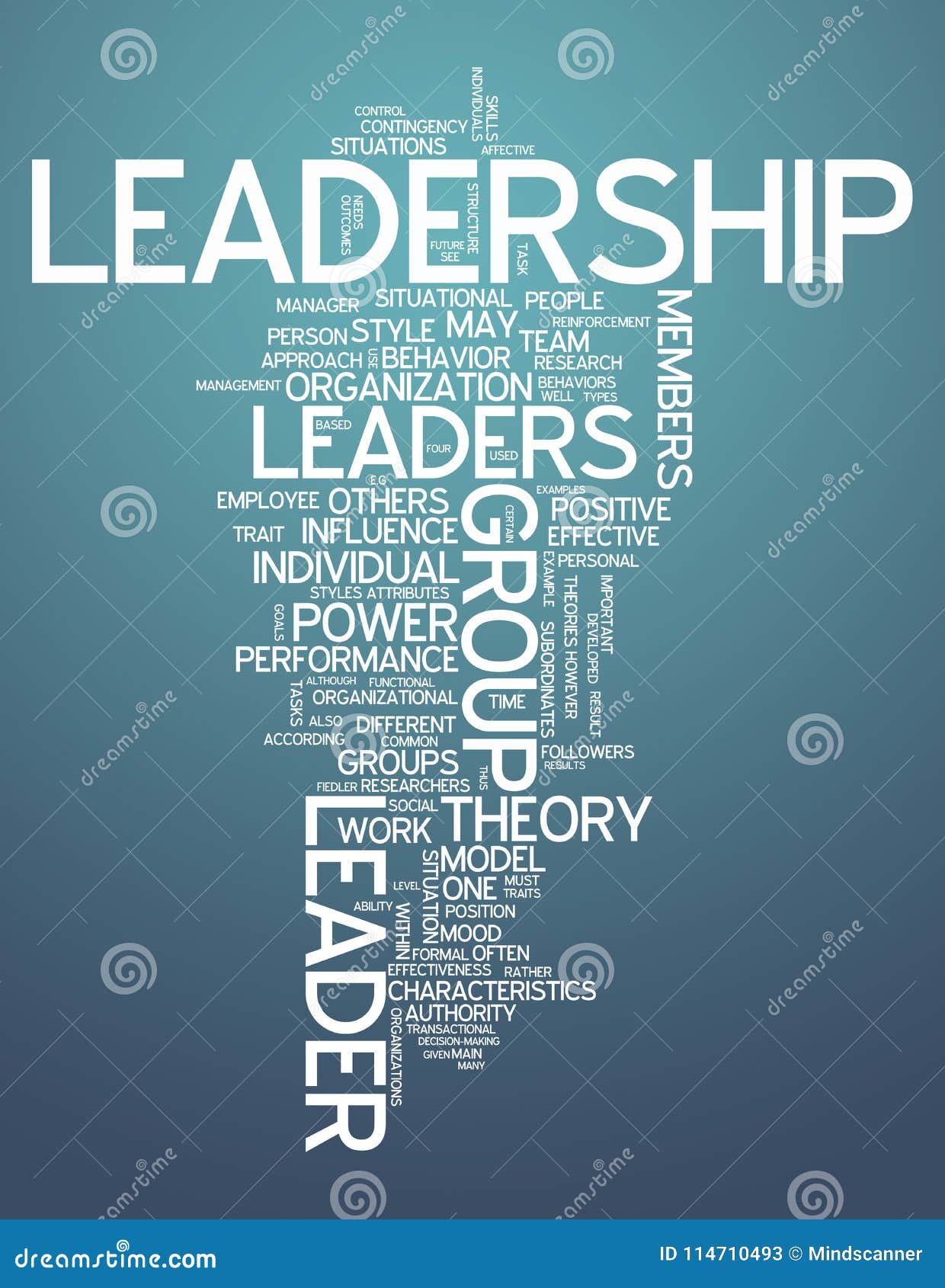 Word Cloud Leadership stock illustration. Illustration of influence