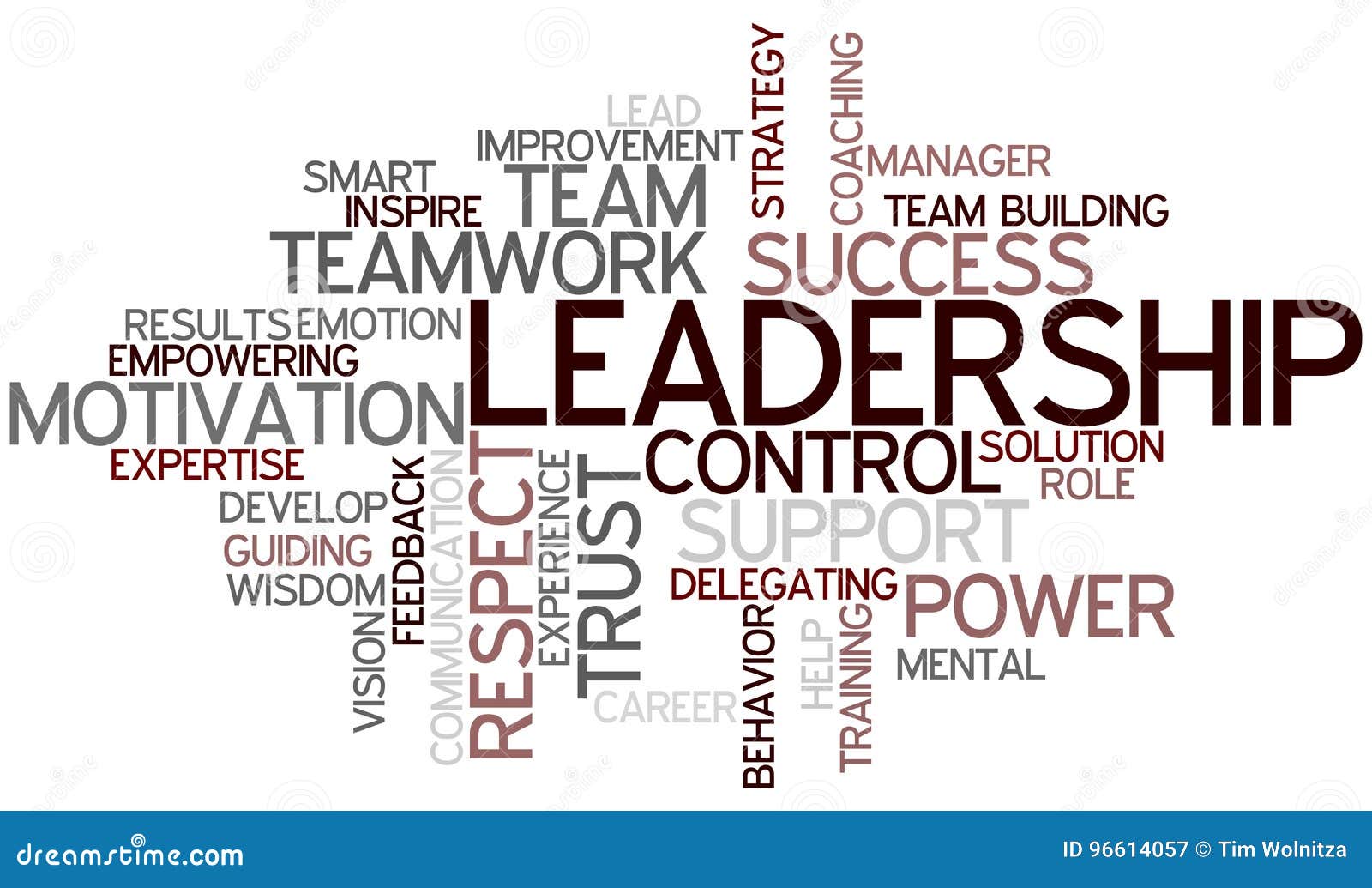 Word Cloud Leadership stock illustration. Illustration of skill 96614057