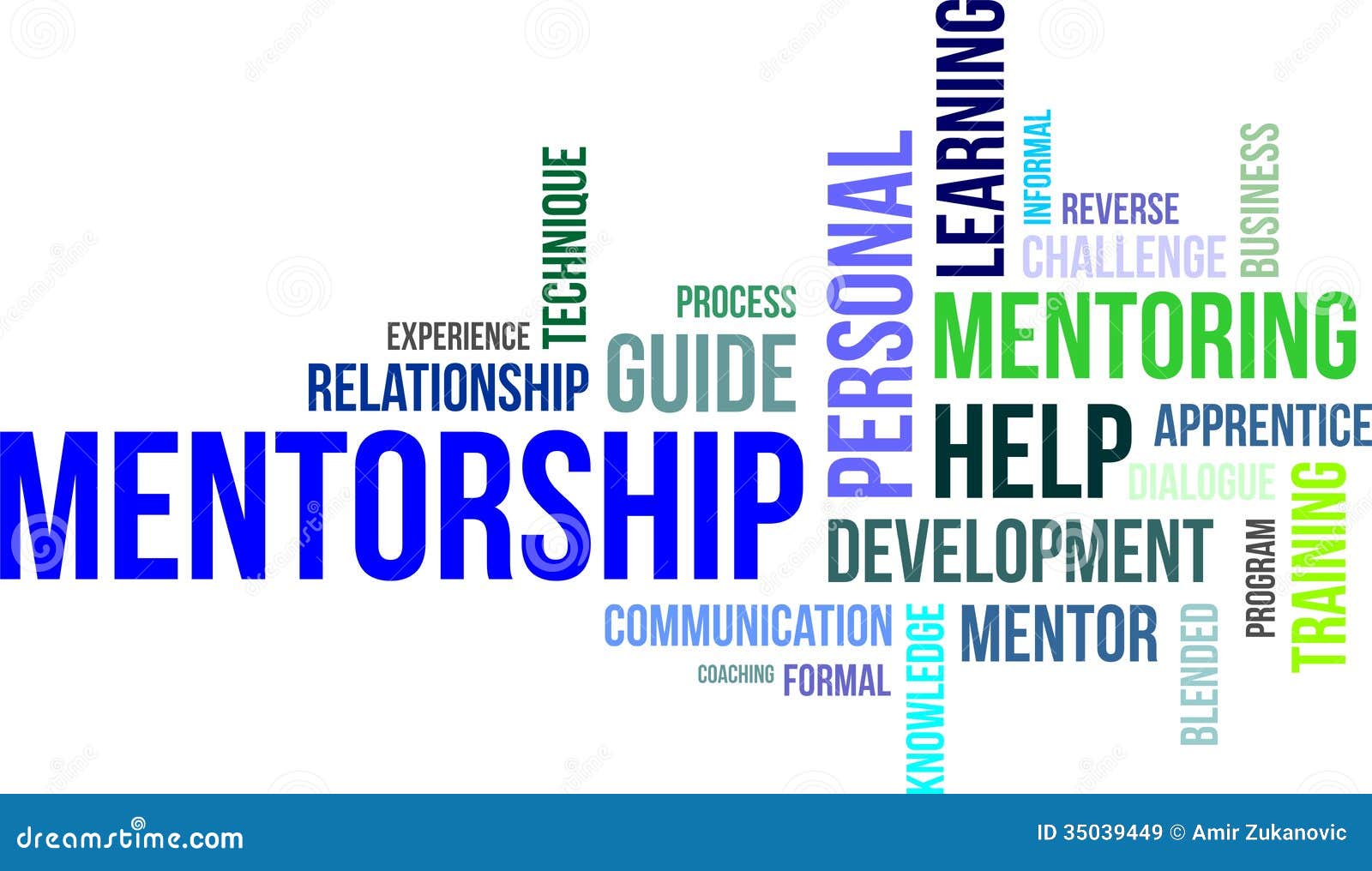 Word cloud mentorship stock vector. Illustration of - 35039449