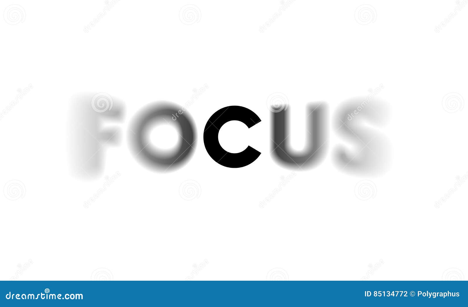 word focus with selective focus