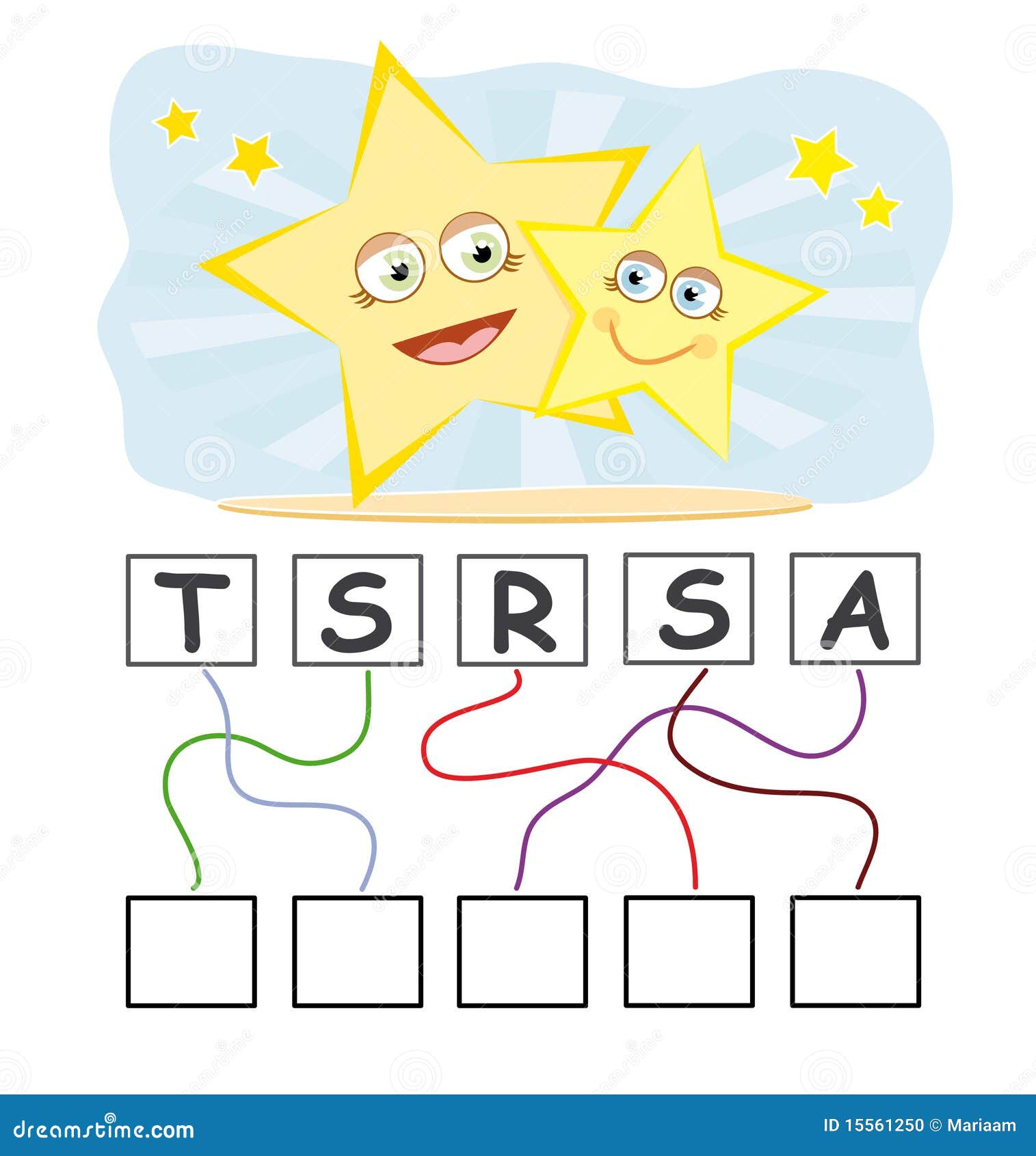 word game with stars