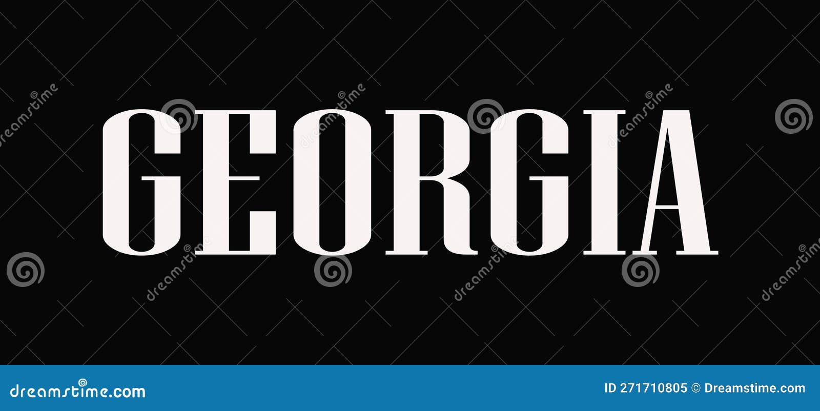 The Word on a Multicolored Background Stock Illustration