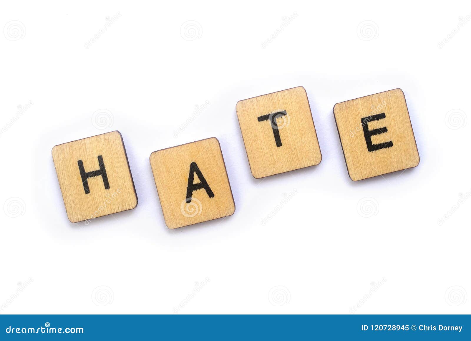 The word HATE stock image. Image of letter, hostility 120728945