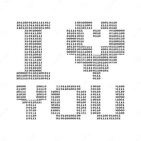 Word I Love You in Binary Code Stock Vector - Illustration of love ...