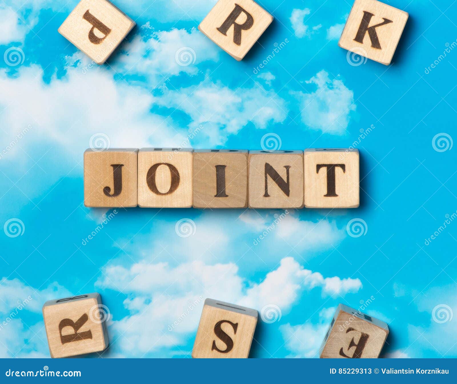 The word Joint stock image. Image of colour, healthy 85229313