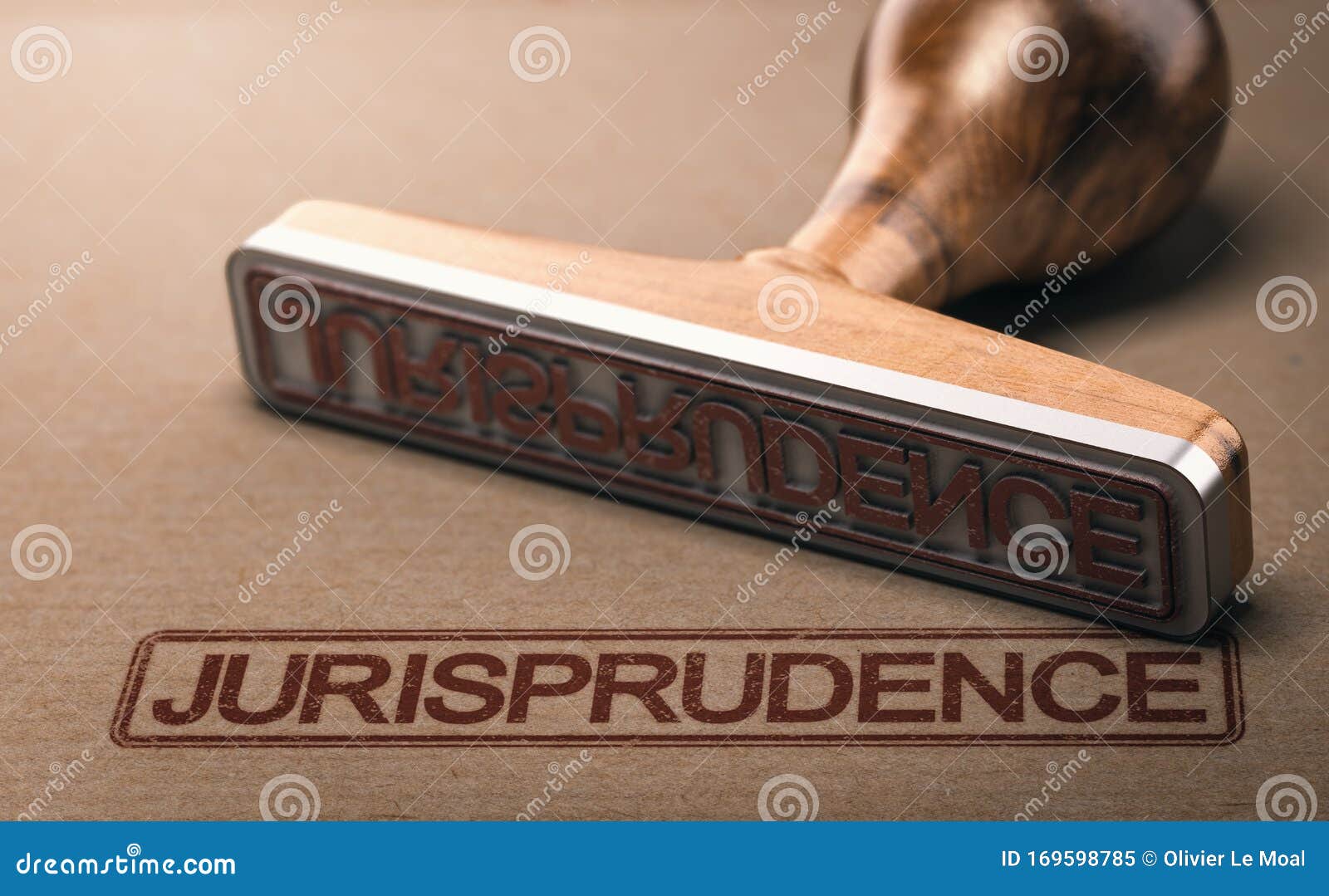 word jurisprudence. law and justice concept
