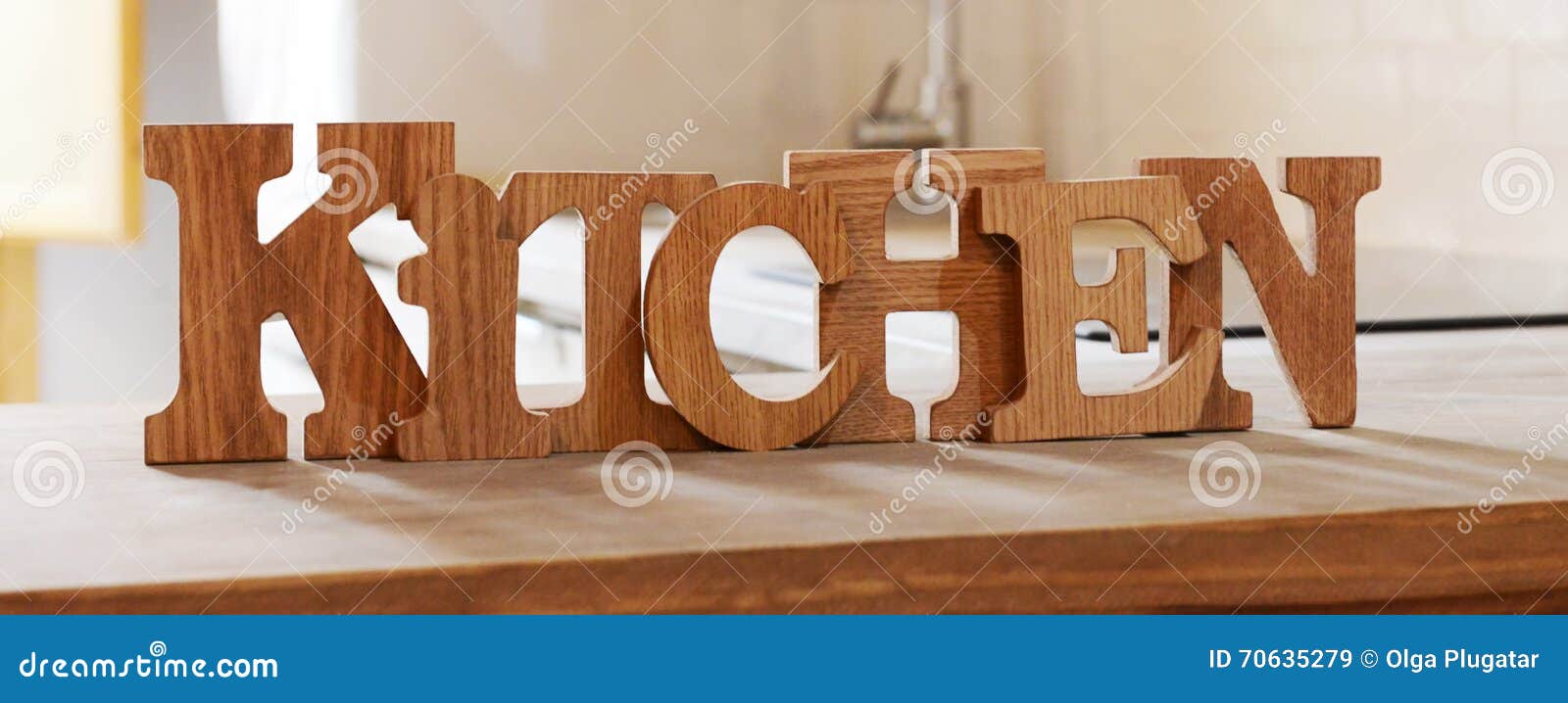 letters on the kitchen table