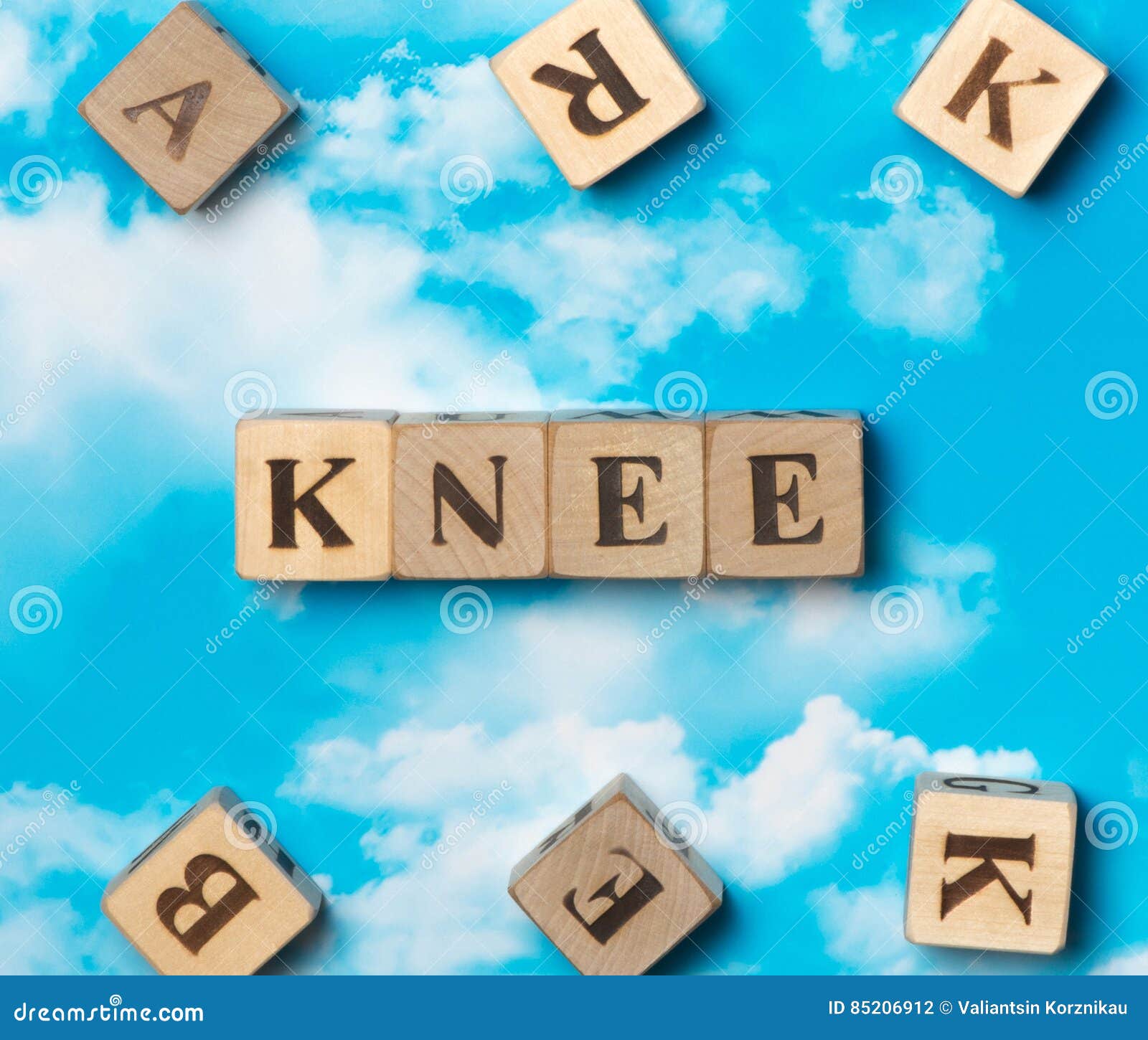 The word Knee stock photo. Image of joint, anatomy, human 85206912