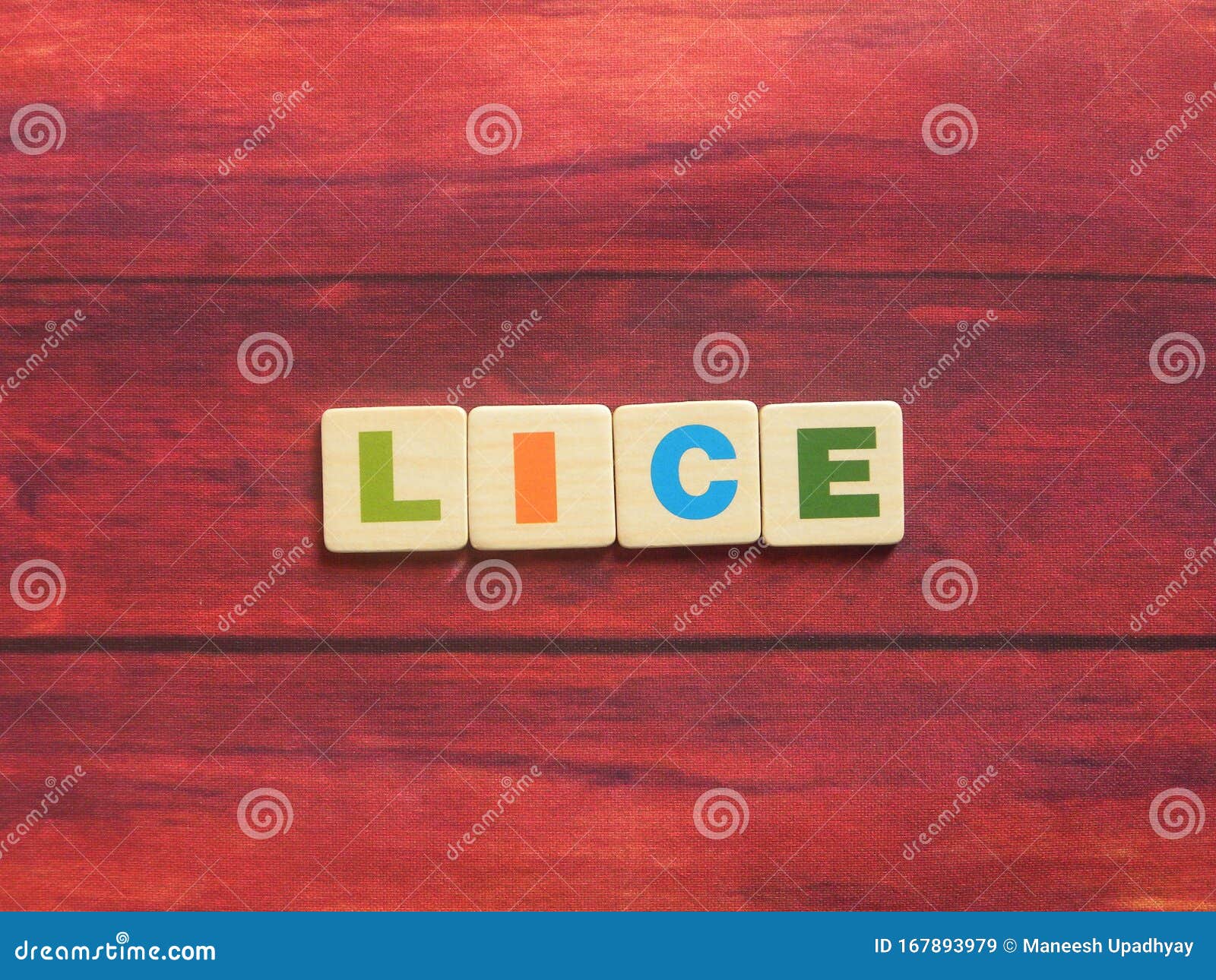 Word Lice stock image. Image of board, decor, business 167893979