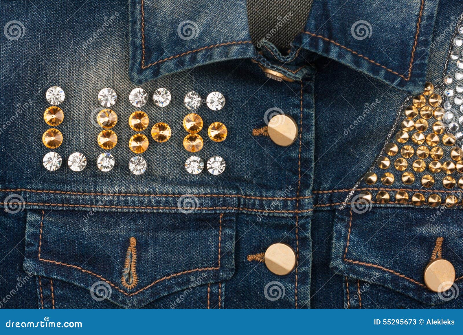 rhinestones on jeans