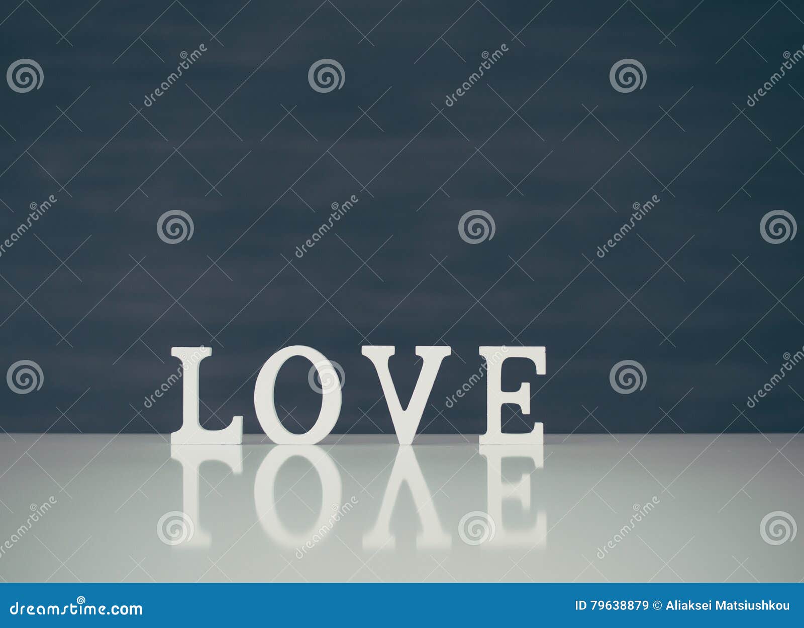 Word Love Grey Abstract Background Stock Image Image of valentine
