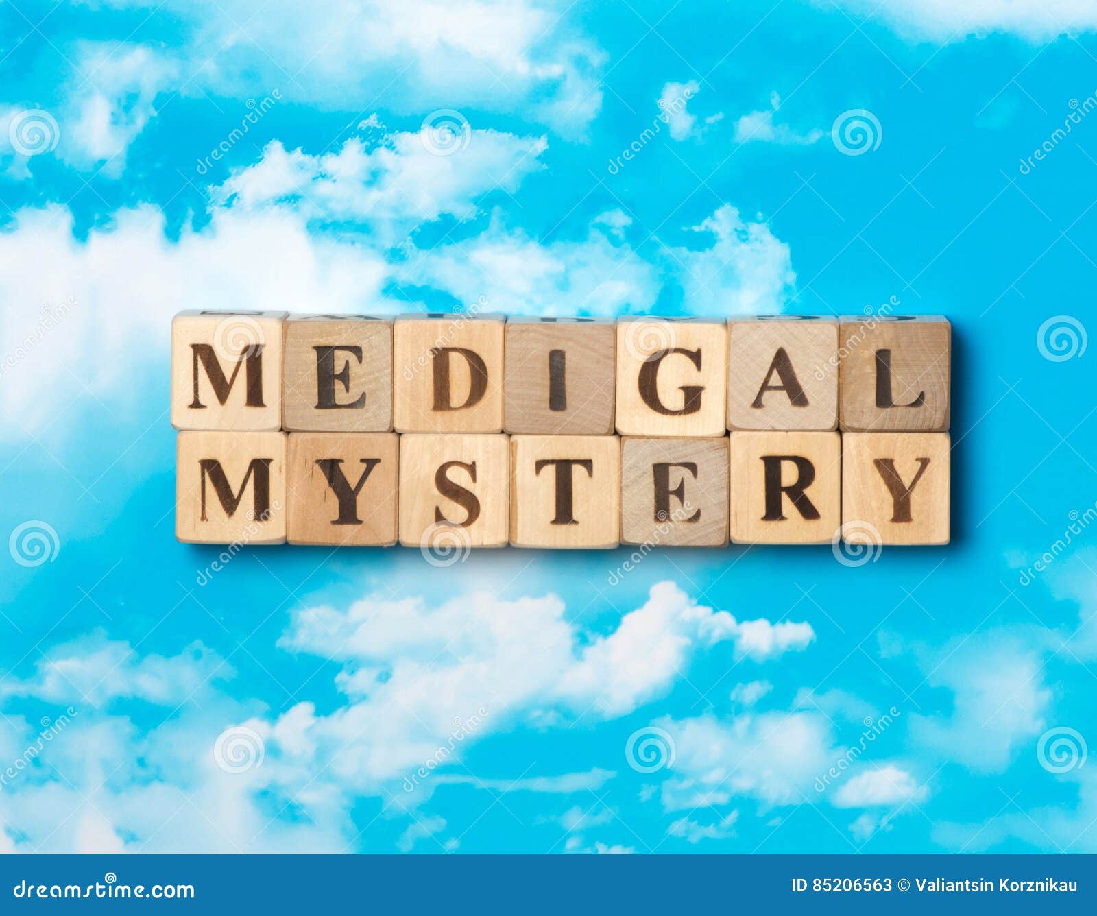 The word Medical mystery stock image. Image of colour 85206563