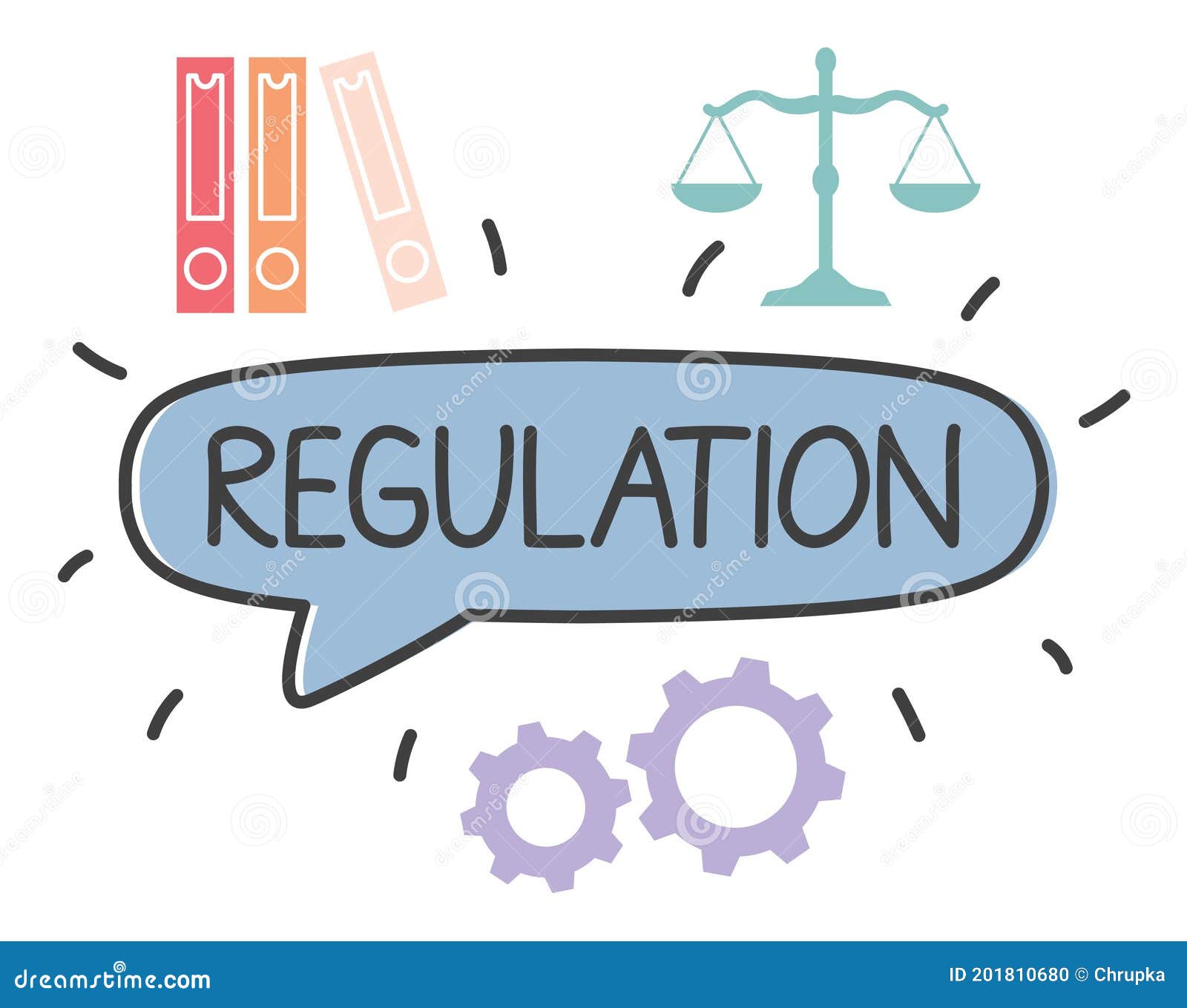 Word regulation concept stock vector. Illustration of text 201810680
