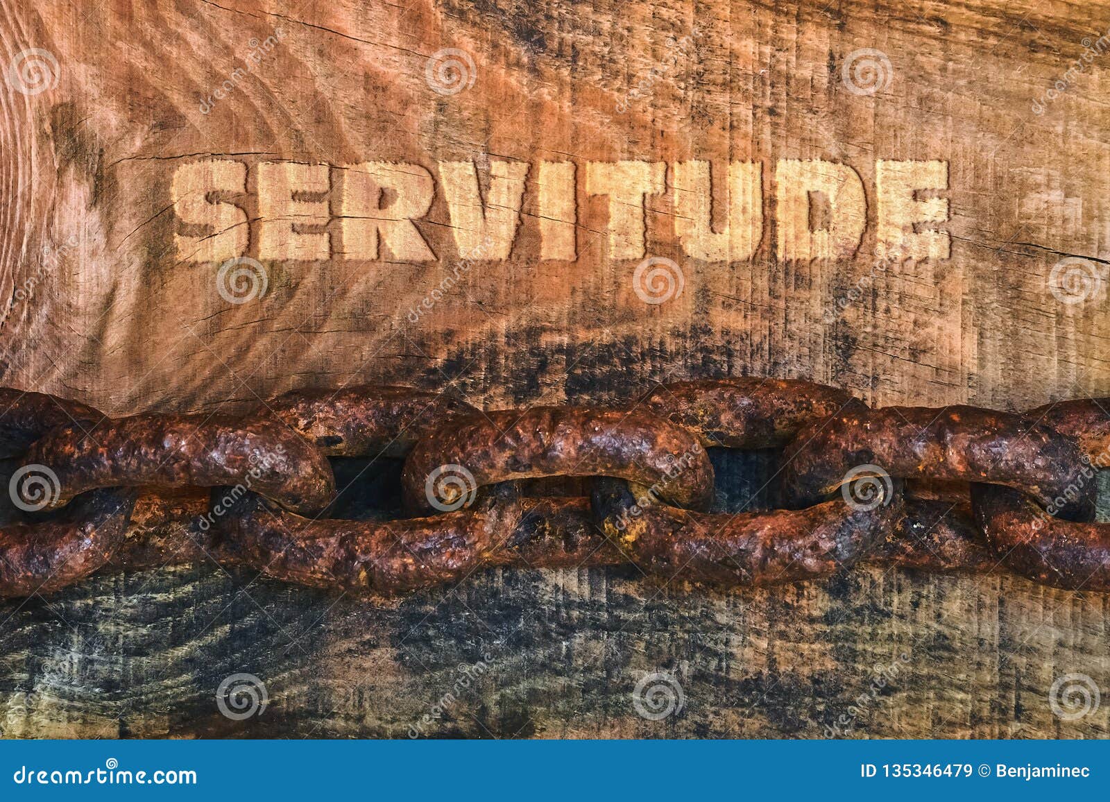 word servitude and chain
