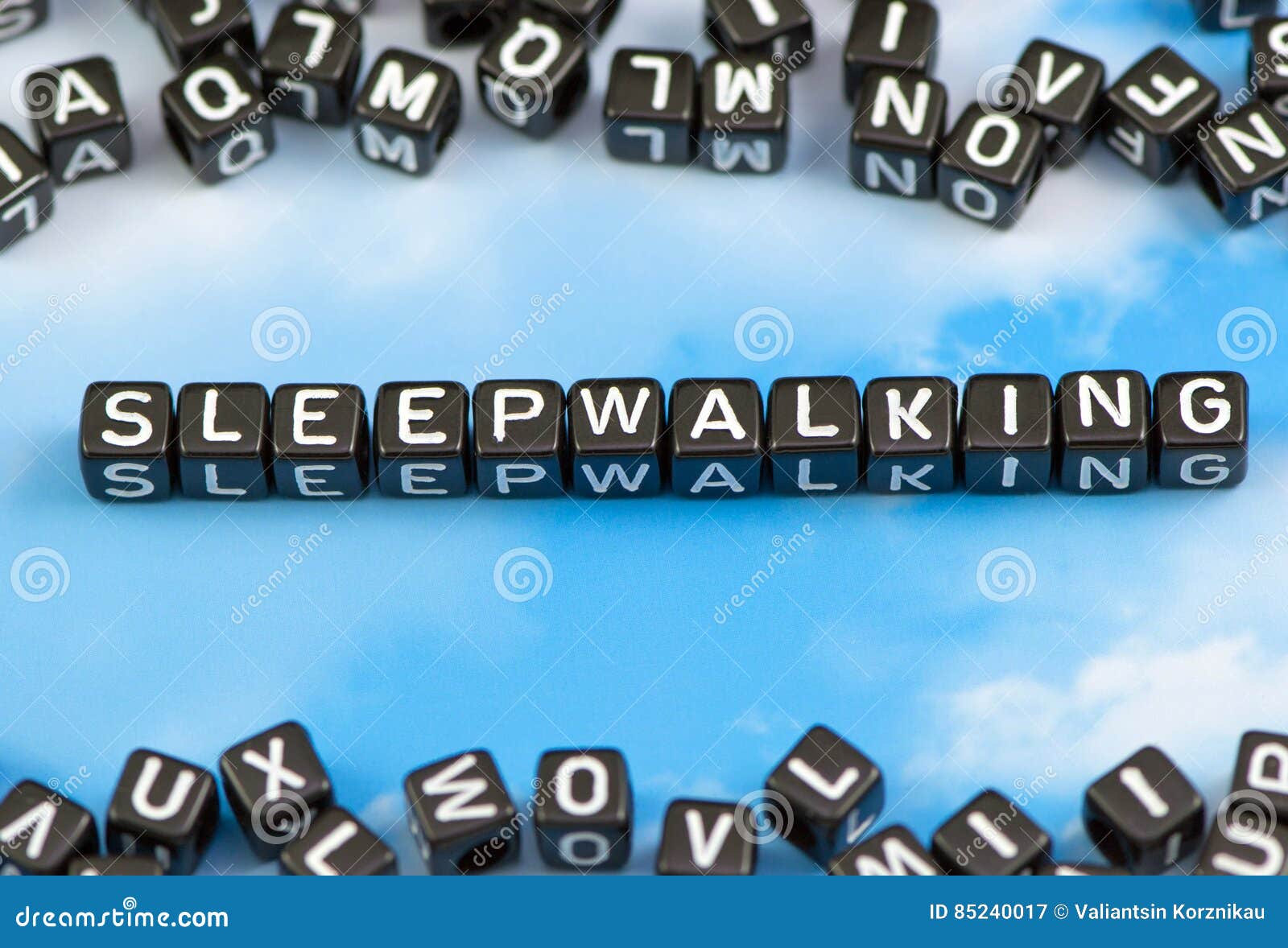 The word sleepwalking stock image. Image of doctor, night 85240017