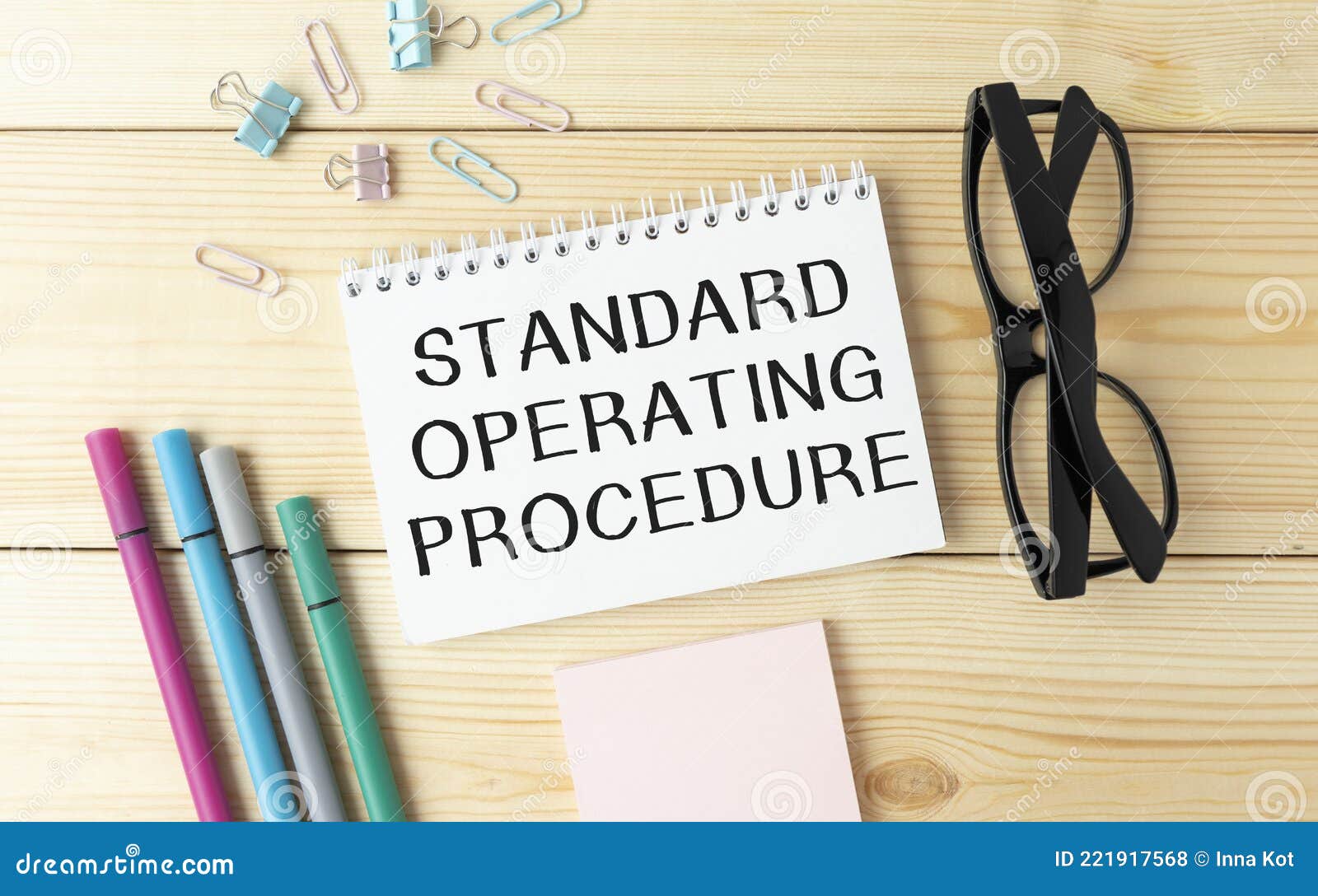 word standard operating procedures written