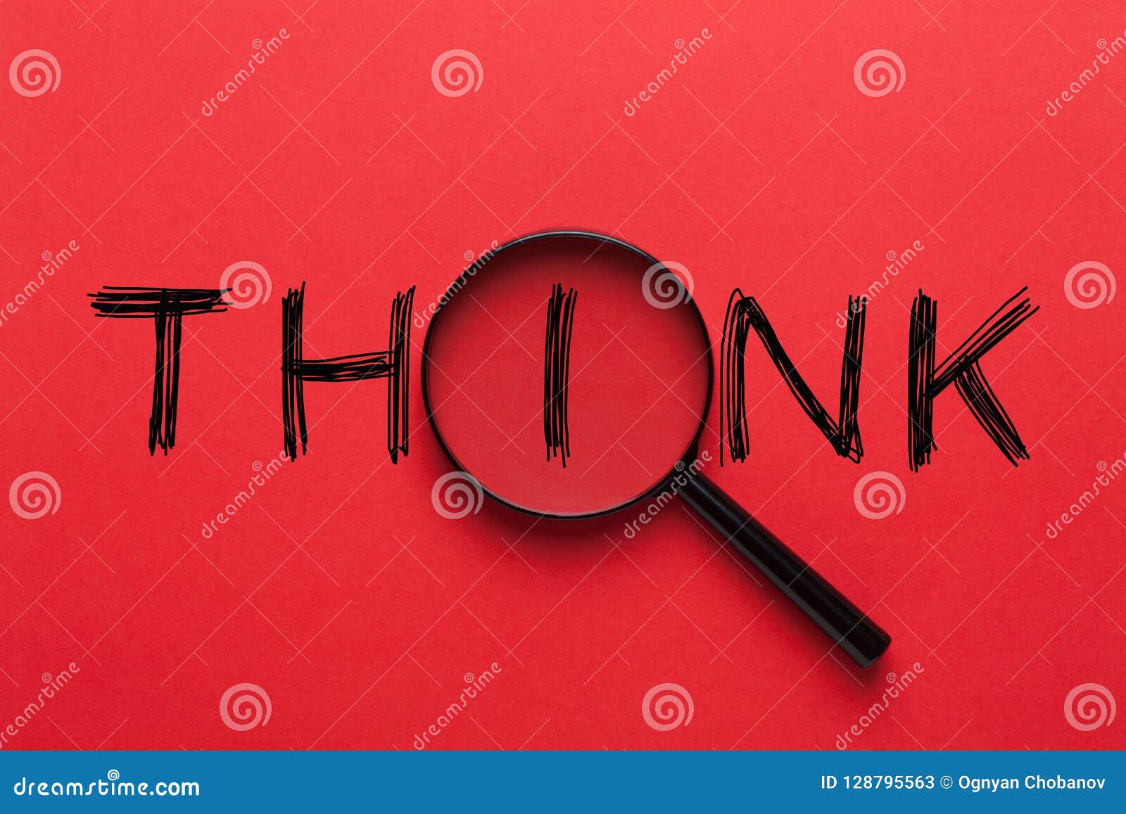 Word Think Concept Stock Image Image Of Distressed 128795563