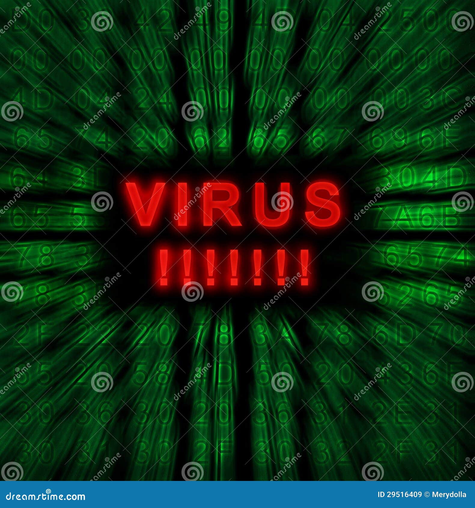 Word Virus stock illustration. Illustration of data, break 29516409