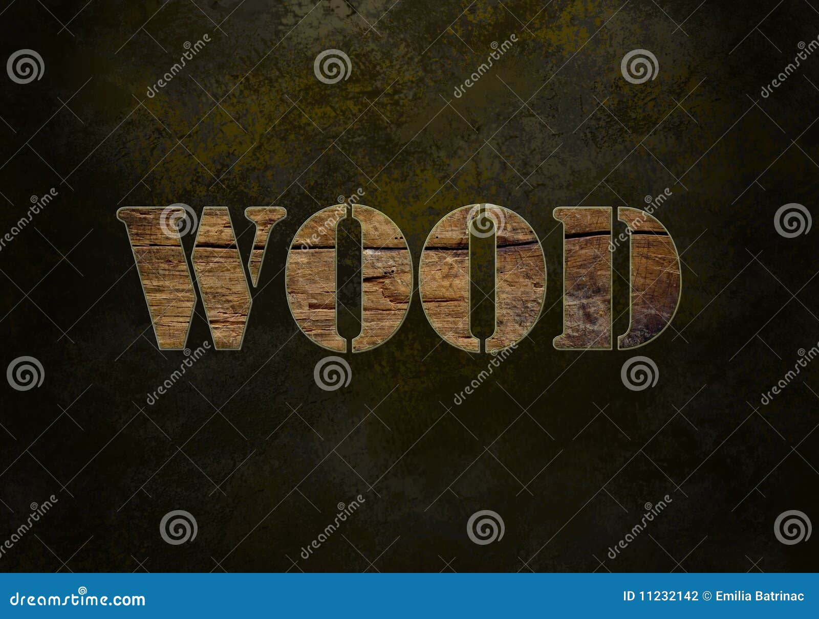 Word wood stock photo. Image of brown, wood, black, dotted 11232142