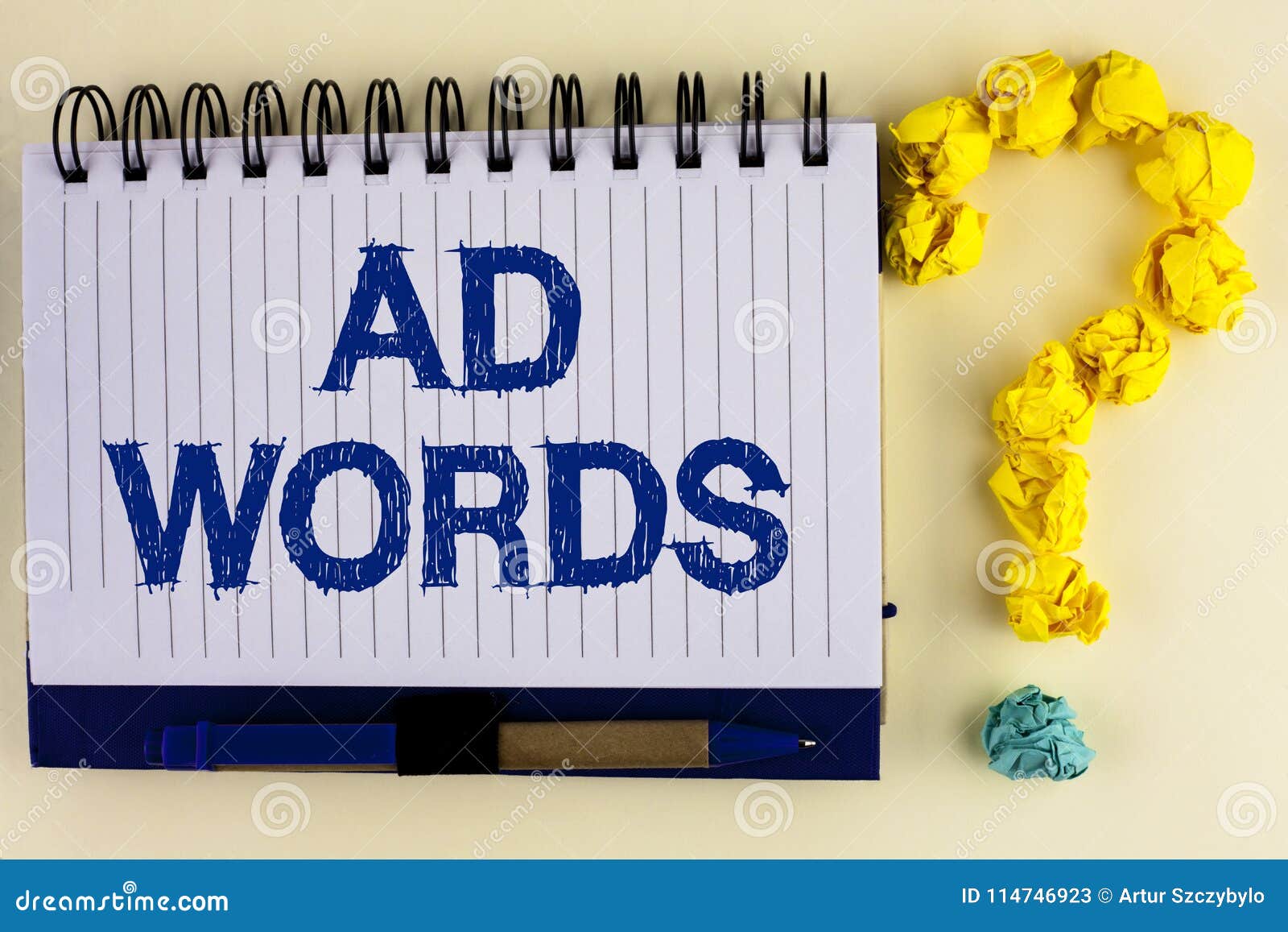 ad words written word notebook advertising writing internet concept results text