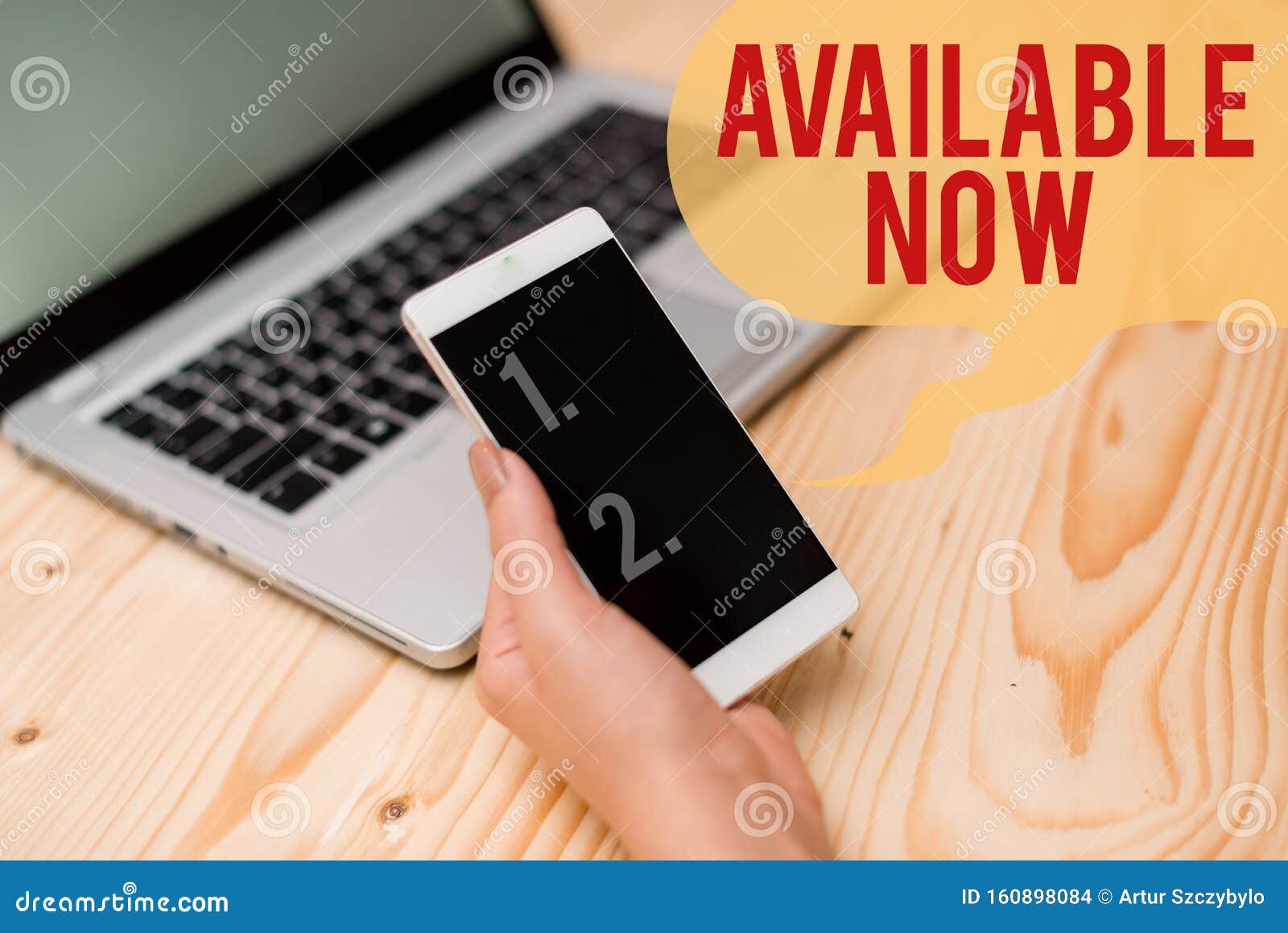 Word Writing Text Available Now Business Concept For Handy Eligible Today Present Bachelor Here On Board Accessible Woman Laptop Stock Photo Image Of Away Convenient
