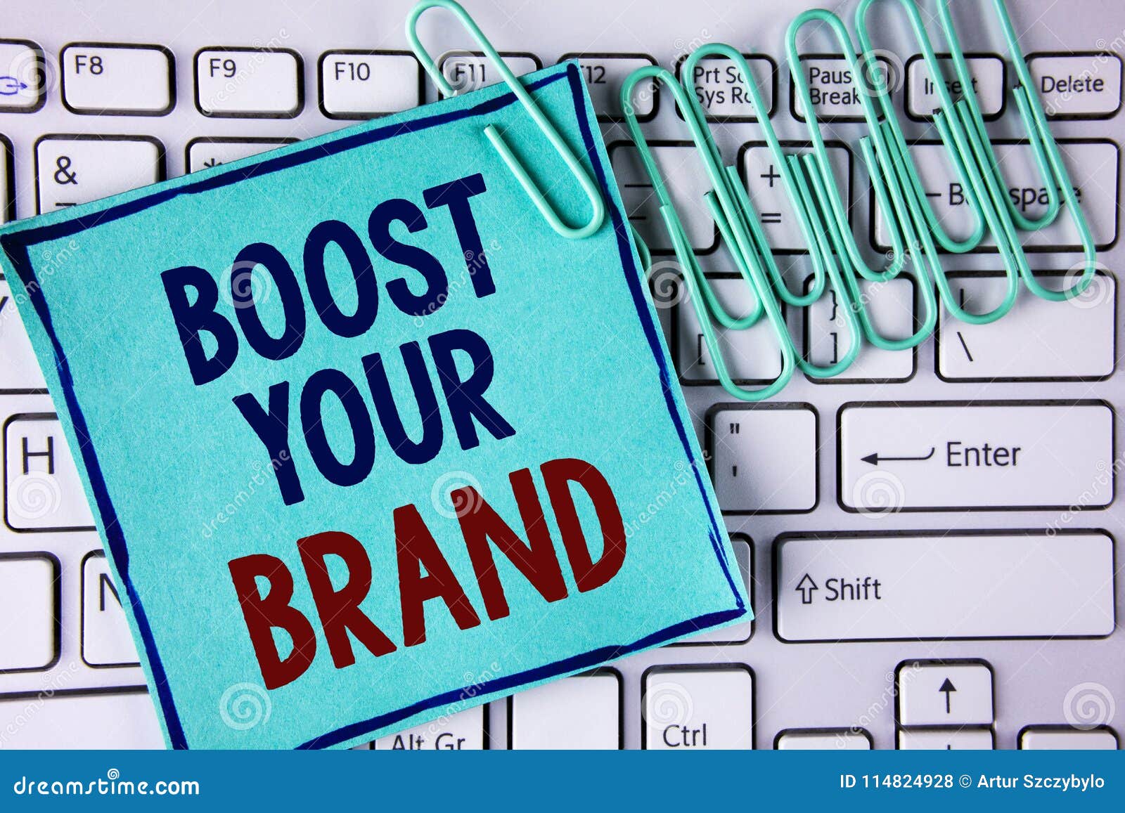 word writing text boost your brand business concept for improve word models