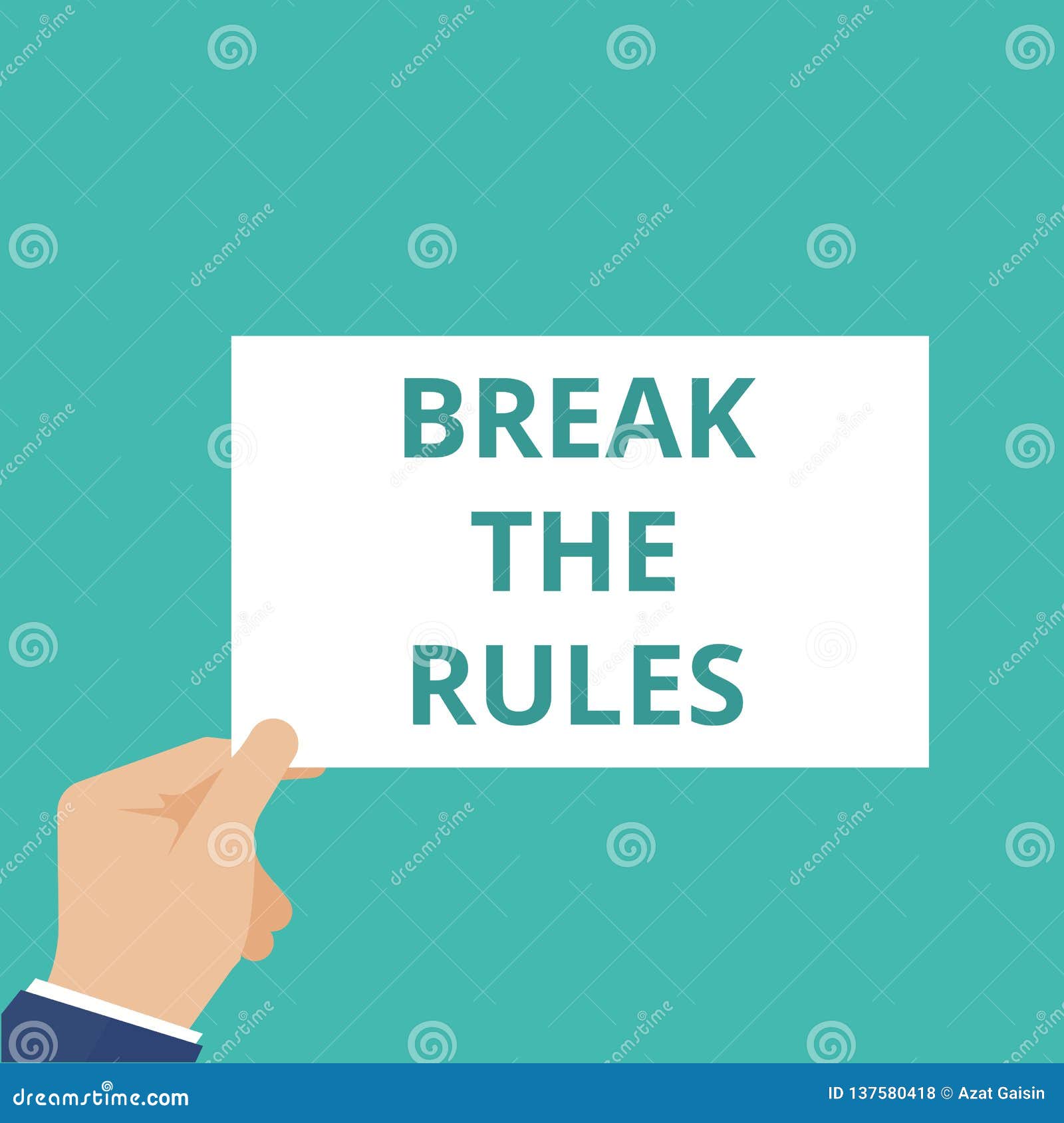 word writing text break the rules