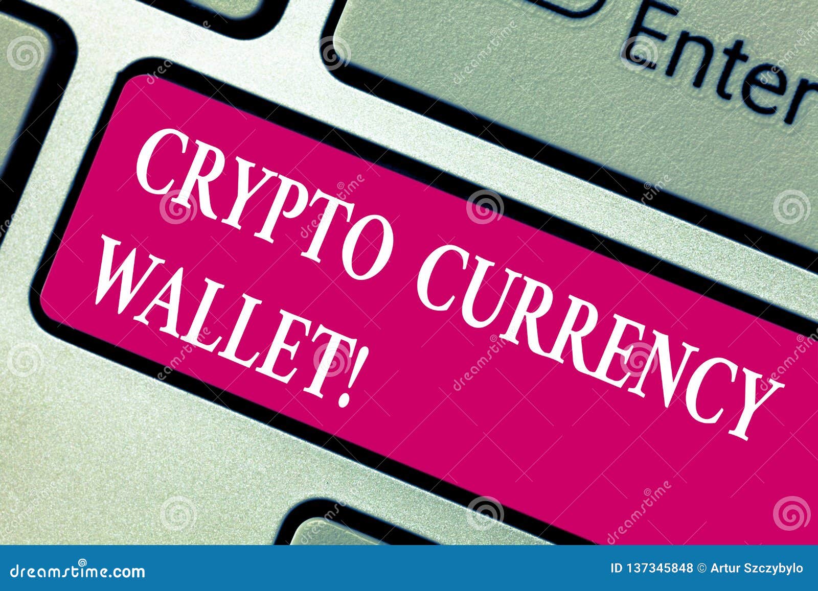 Word Writing Text Crypto Currency Wallet. Business Concept ...