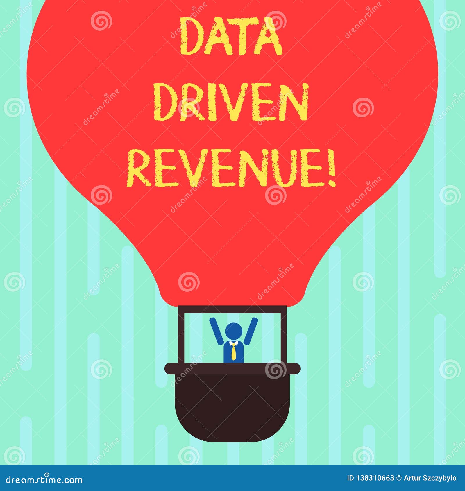 word writing text data driven revenue. business concept for makes strategic decisions based analysis interpretation hu