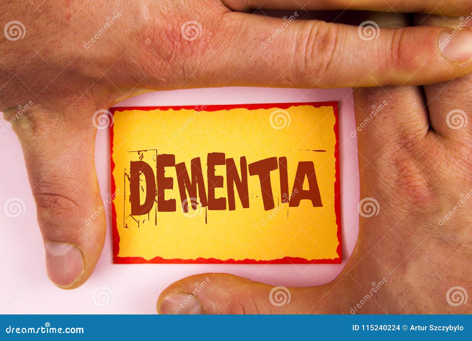 Writing term paper on dementia