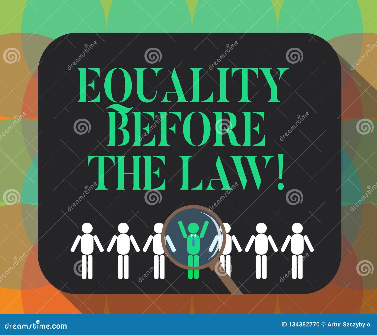 For tidlig Hård ring udslettelse Word Writing Text Equality before the Law. Business Concept for Justice  Balance Protection Equal Rights for Everyone Magnifying Stock Illustration  - Illustration of civil, justice: 134382770