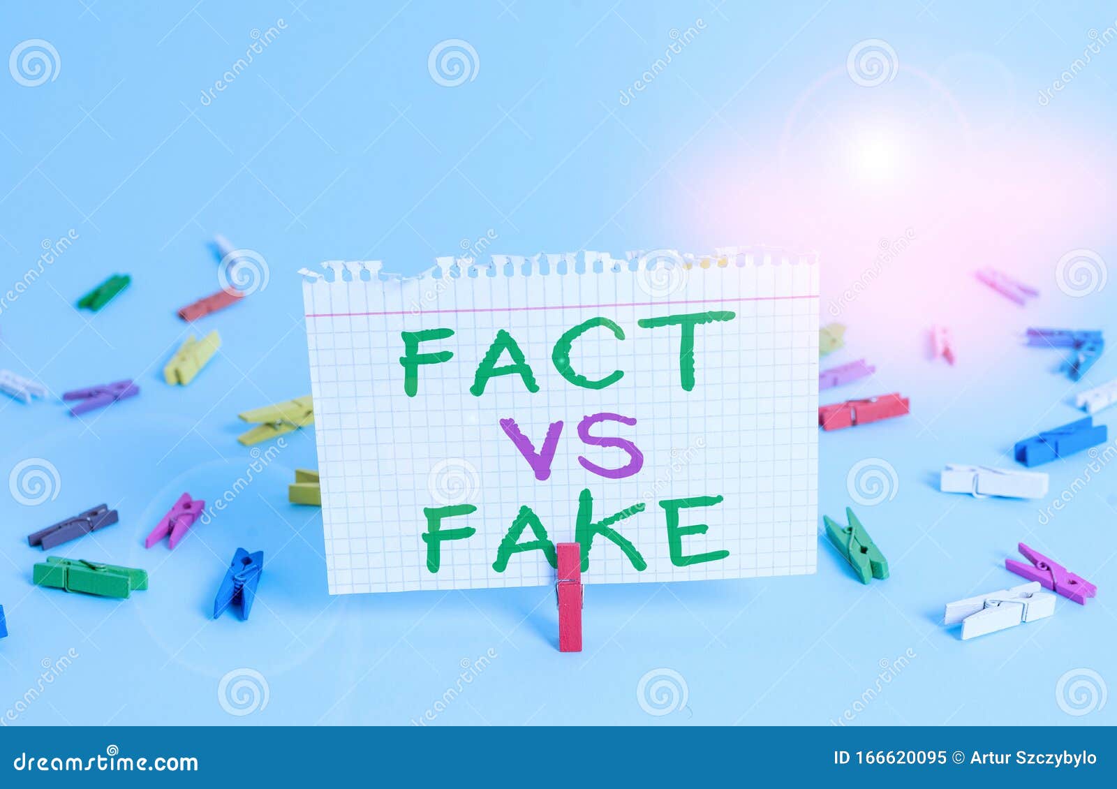 word writing text fact vs fake. business concept for rivalry or products or information originaly made or imitation