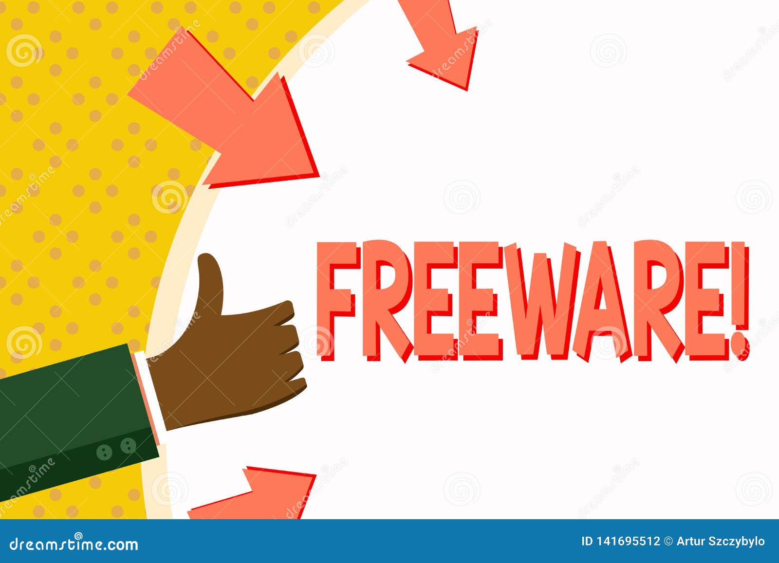 word writing text freeware. business concept for software application that is available for use at no monetary cost