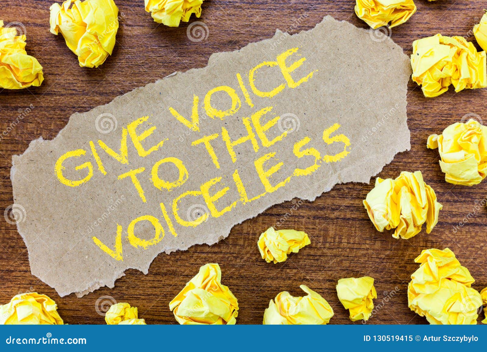 word writing text give voice to the voiceless. business concept for speak out on behalf defend the vulnerable