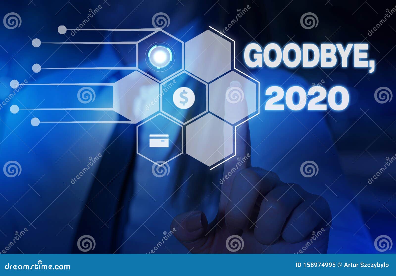 word writing text goodbye 2020. business concept for new year eve milestone last month celebration transition woman wear