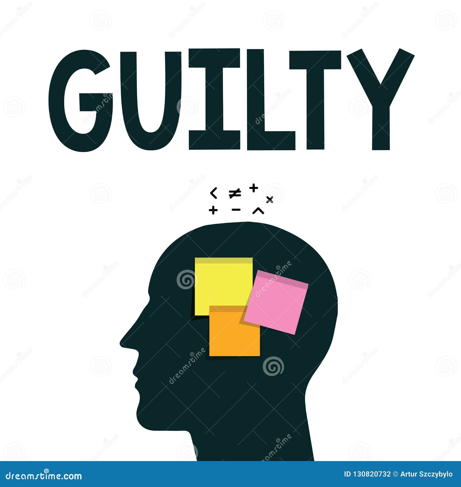 word writing text guilty. business concept for culpable of or responsible for specified wrongdoing admitting action
