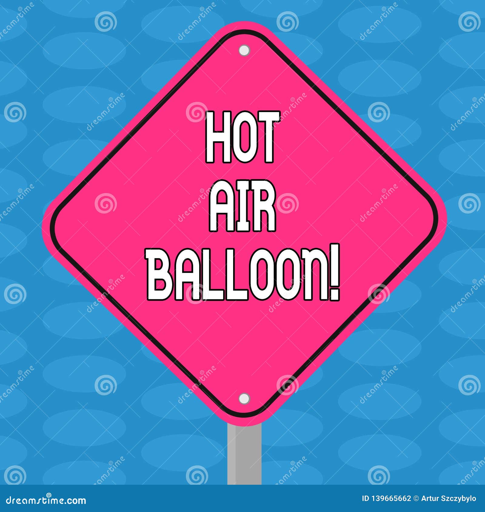 Word Writing Text Hot Air Balloon. Business Concept for Have a Ride in
